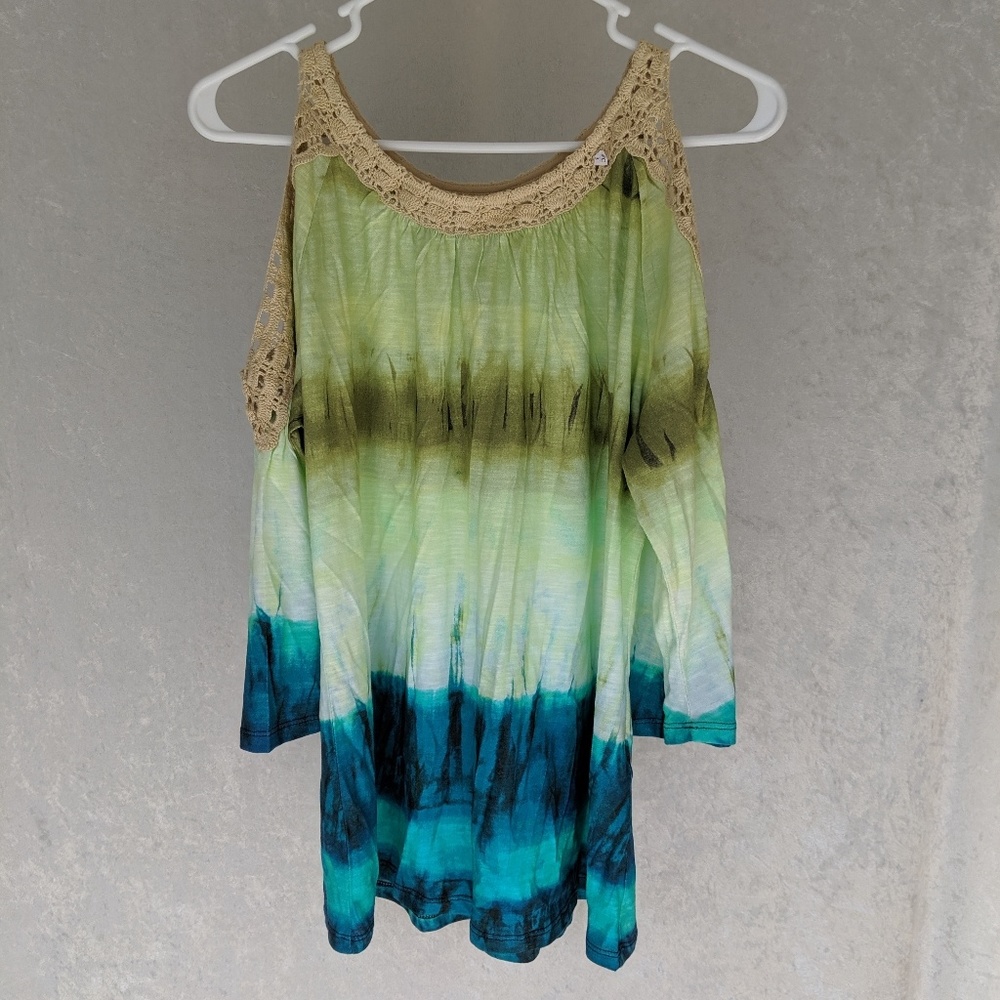 NWT Chicos 2 Pacifica Tie Dye Halter Top